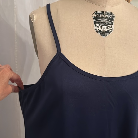 The little navy slip dress in classic navy. Size large. - Picture 3 of 7
